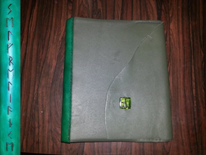 runes-Self-Reliance-leather-book-cover